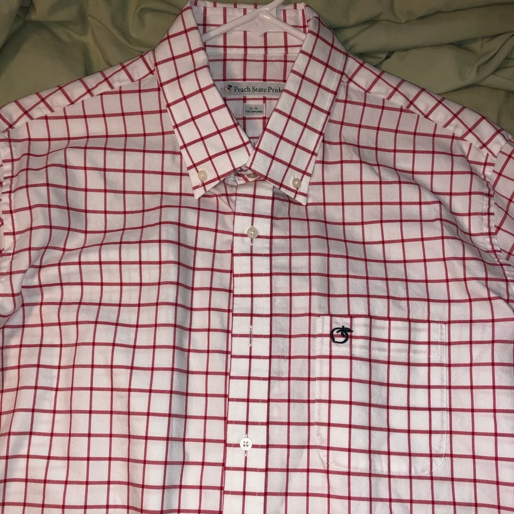 Peach State Pride Hedges button down